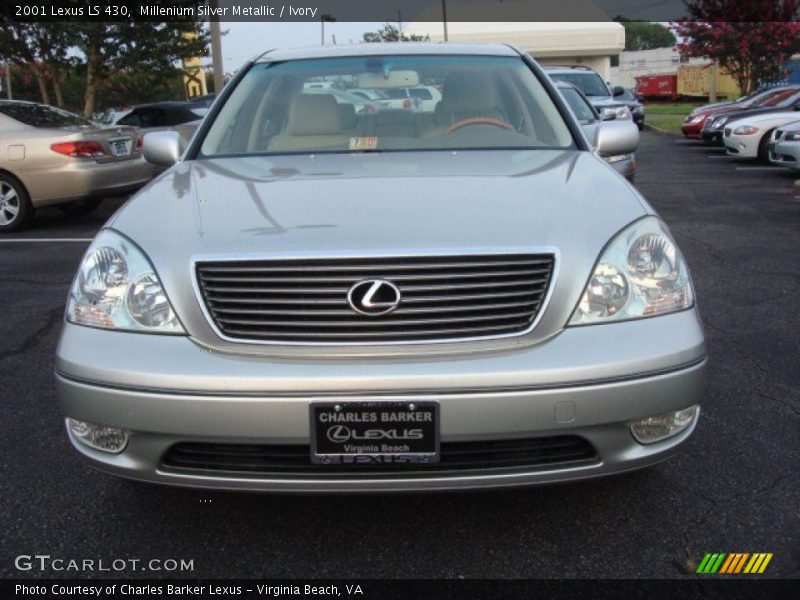 Millenium Silver Metallic / Ivory 2001 Lexus LS 430