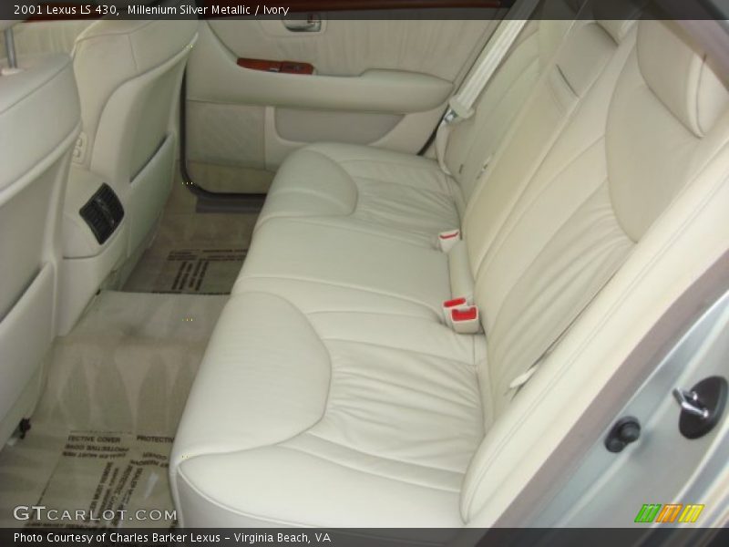 Millenium Silver Metallic / Ivory 2001 Lexus LS 430