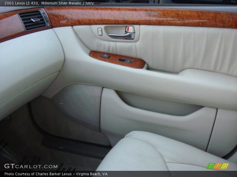 Millenium Silver Metallic / Ivory 2001 Lexus LS 430