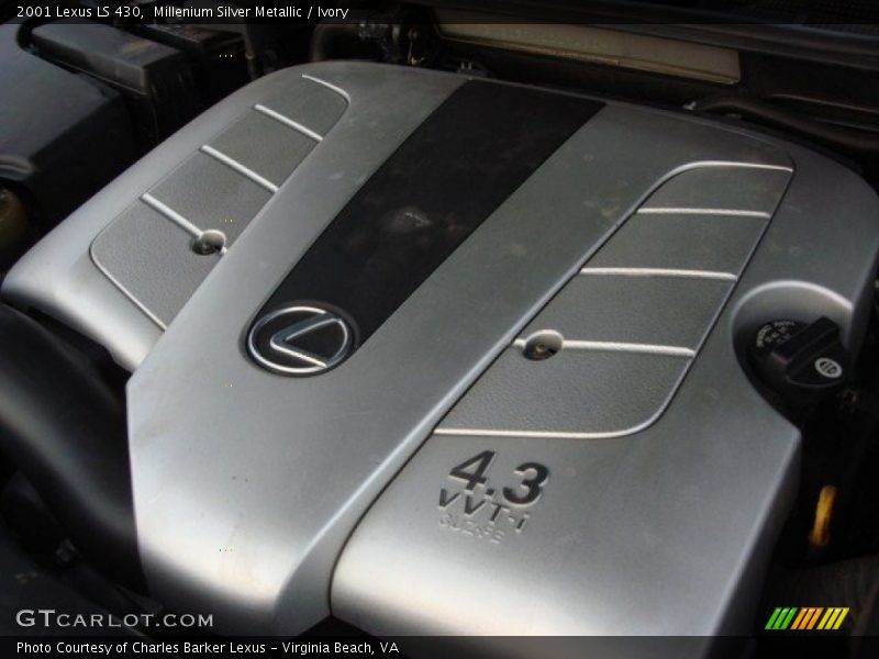 Millenium Silver Metallic / Ivory 2001 Lexus LS 430