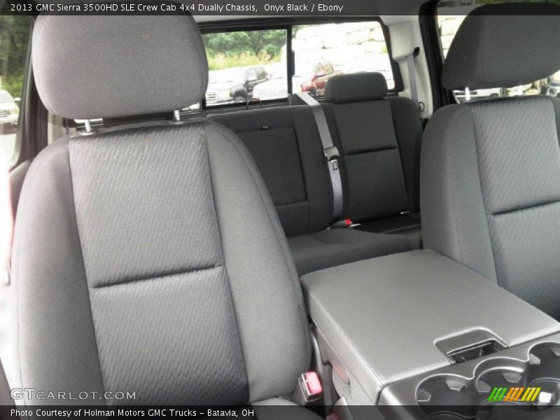 Onyx Black / Ebony 2013 GMC Sierra 3500HD SLE Crew Cab 4x4 Dually Chassis