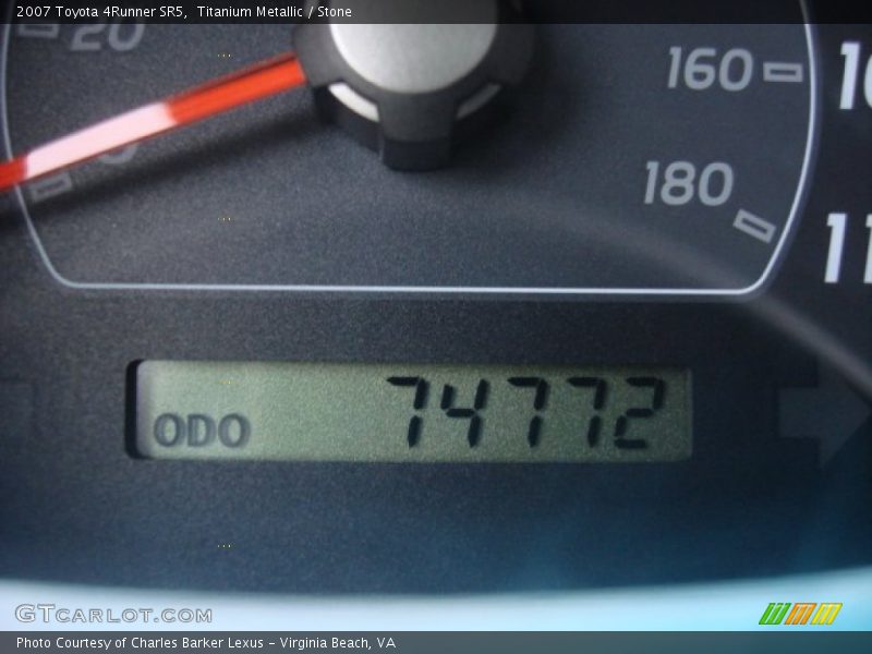 Titanium Metallic / Stone 2007 Toyota 4Runner SR5