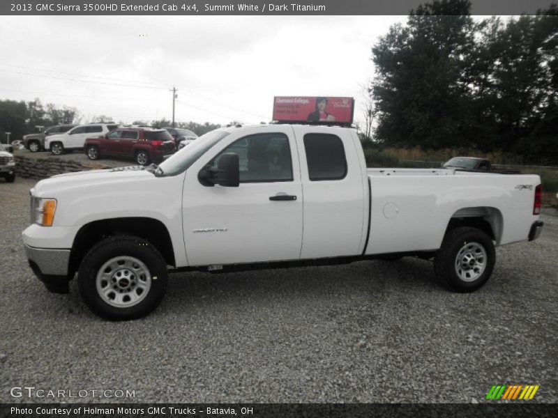  2013 Sierra 3500HD Extended Cab 4x4 Summit White