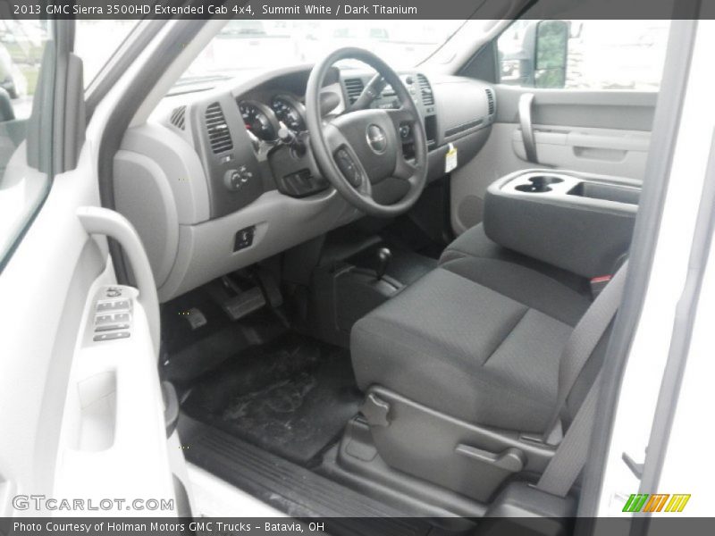 Dark Titanium Interior - 2013 Sierra 3500HD Extended Cab 4x4 