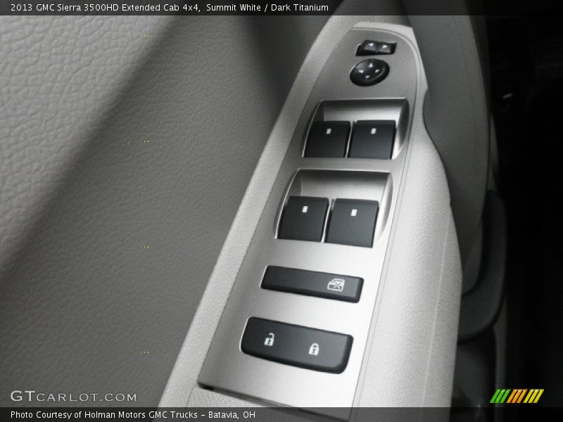 Summit White / Dark Titanium 2013 GMC Sierra 3500HD Extended Cab 4x4