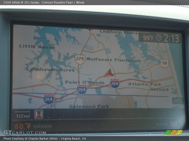 Crimson Roulette Pearl / Wheat 2006 Infiniti M 35x Sedan