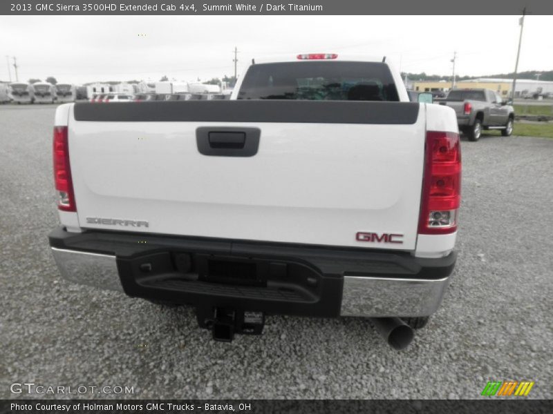 Summit White / Dark Titanium 2013 GMC Sierra 3500HD Extended Cab 4x4