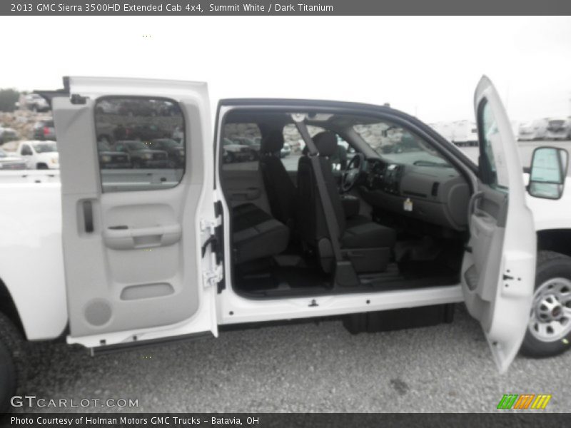 Summit White / Dark Titanium 2013 GMC Sierra 3500HD Extended Cab 4x4