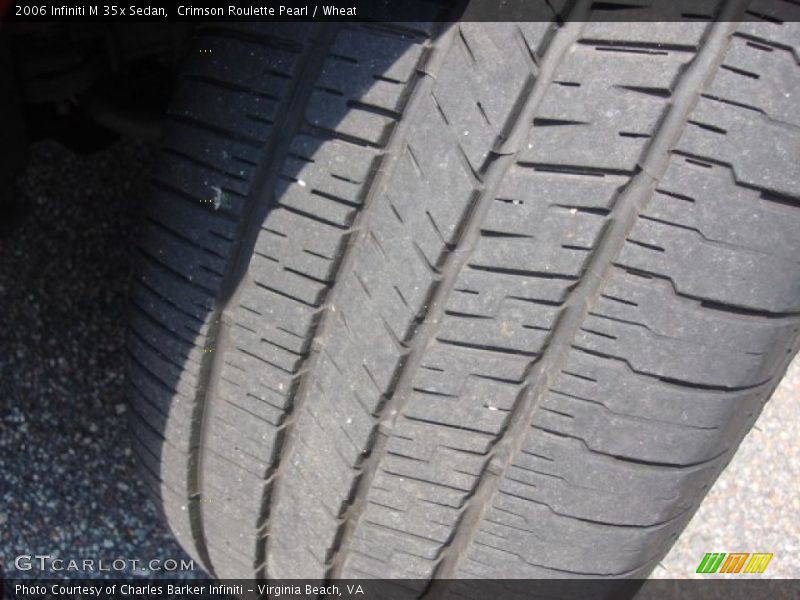 Crimson Roulette Pearl / Wheat 2006 Infiniti M 35x Sedan