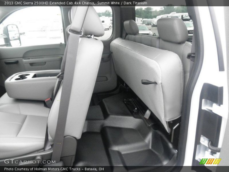 Summit White / Dark Titanium 2013 GMC Sierra 2500HD Extended Cab 4x4 Chassis