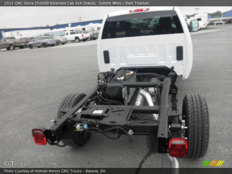 Summit White / Dark Titanium 2013 GMC Sierra 2500HD Extended Cab 4x4 Chassis