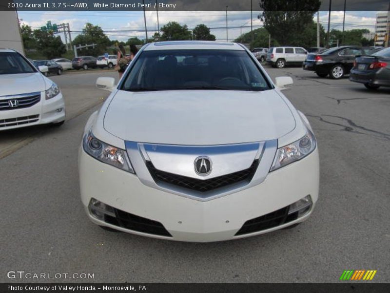 White Diamond Pearl / Ebony 2010 Acura TL 3.7 SH-AWD