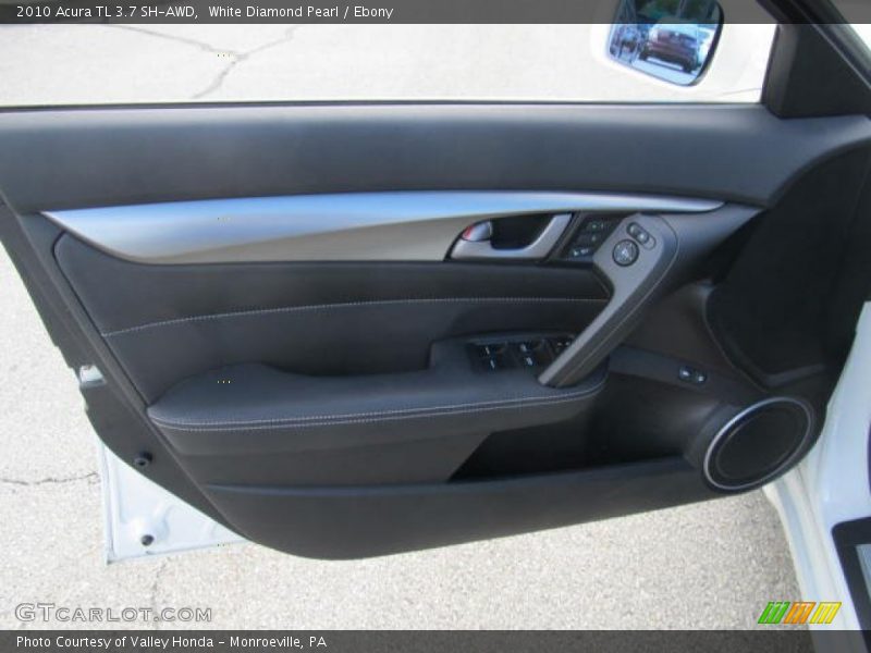 White Diamond Pearl / Ebony 2010 Acura TL 3.7 SH-AWD
