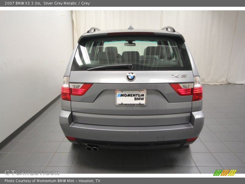 Silver Grey Metallic / Grey 2007 BMW X3 3.0si