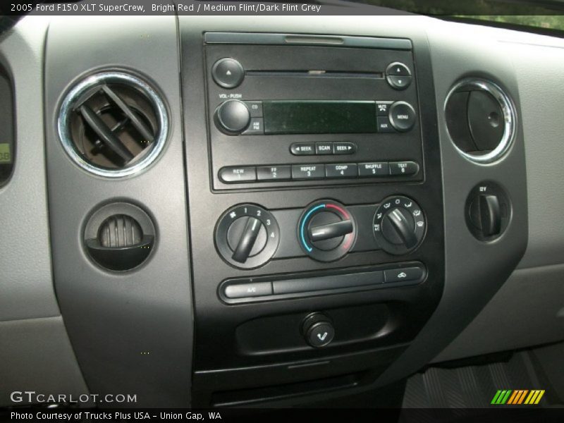 Bright Red / Medium Flint/Dark Flint Grey 2005 Ford F150 XLT SuperCrew