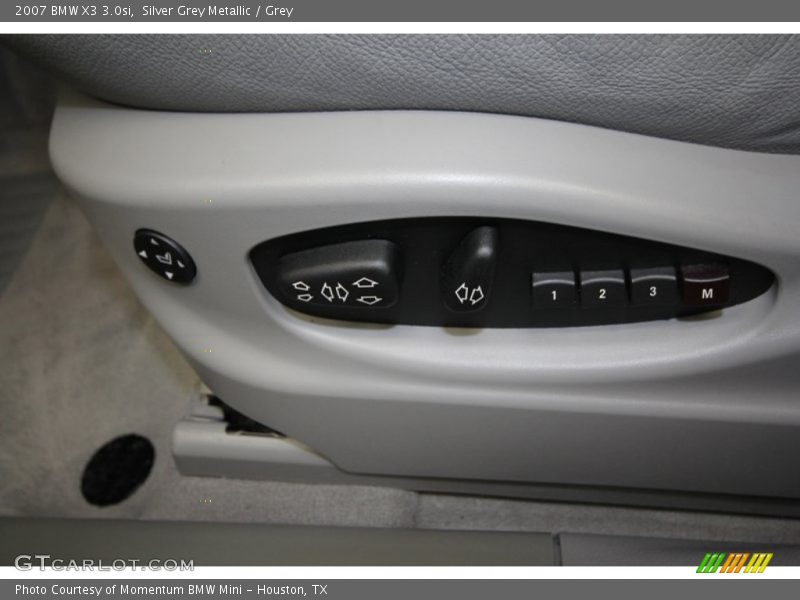 Silver Grey Metallic / Grey 2007 BMW X3 3.0si