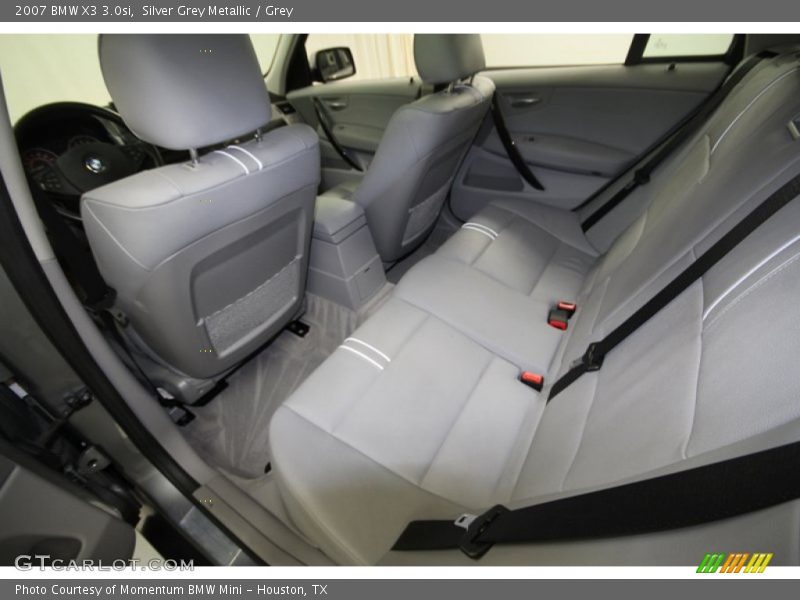 Silver Grey Metallic / Grey 2007 BMW X3 3.0si