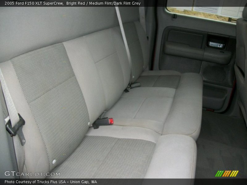 Bright Red / Medium Flint/Dark Flint Grey 2005 Ford F150 XLT SuperCrew
