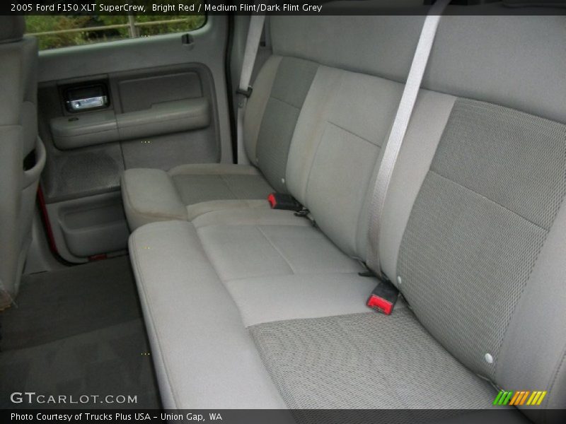 Bright Red / Medium Flint/Dark Flint Grey 2005 Ford F150 XLT SuperCrew