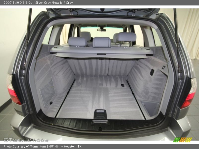 Silver Grey Metallic / Grey 2007 BMW X3 3.0si