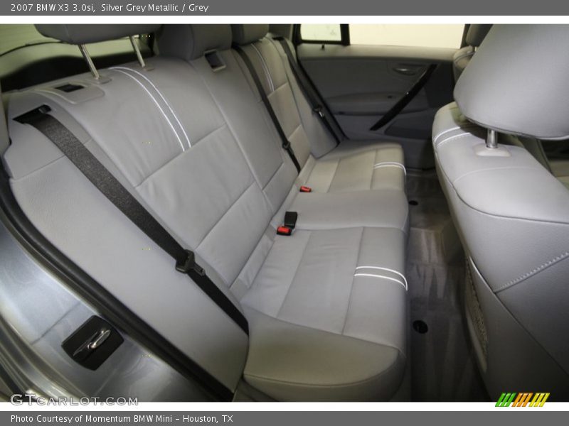 Silver Grey Metallic / Grey 2007 BMW X3 3.0si