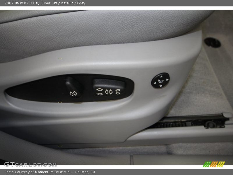 Silver Grey Metallic / Grey 2007 BMW X3 3.0si