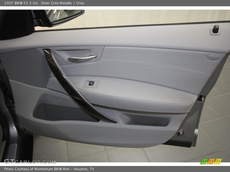 Silver Grey Metallic / Grey 2007 BMW X3 3.0si
