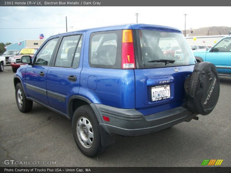 Electron Blue Metallic / Dark Gray 2001 Honda CR-V LX