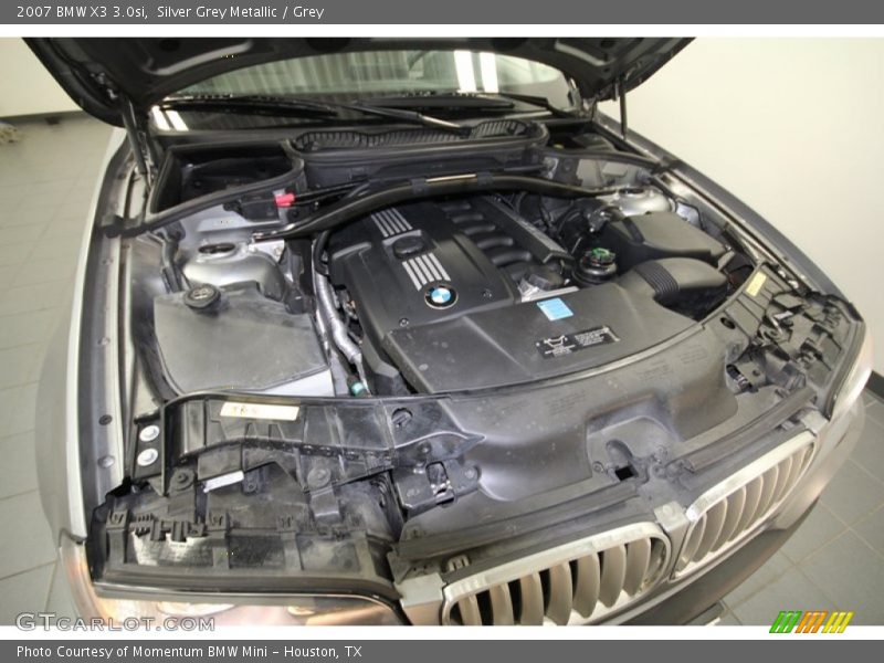 Silver Grey Metallic / Grey 2007 BMW X3 3.0si