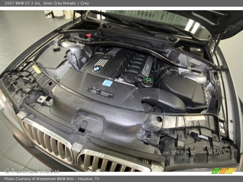 Silver Grey Metallic / Grey 2007 BMW X3 3.0si