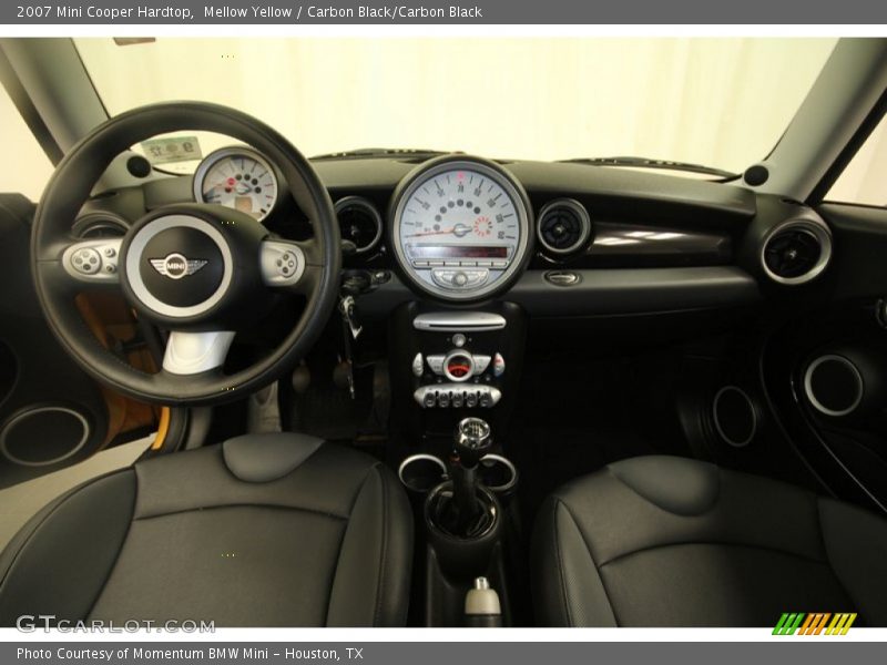 Mellow Yellow / Carbon Black/Carbon Black 2007 Mini Cooper Hardtop