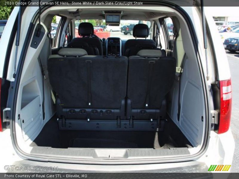 Stone White / Dark Slate Gray/Light Shale 2010 Dodge Grand Caravan SE Hero
