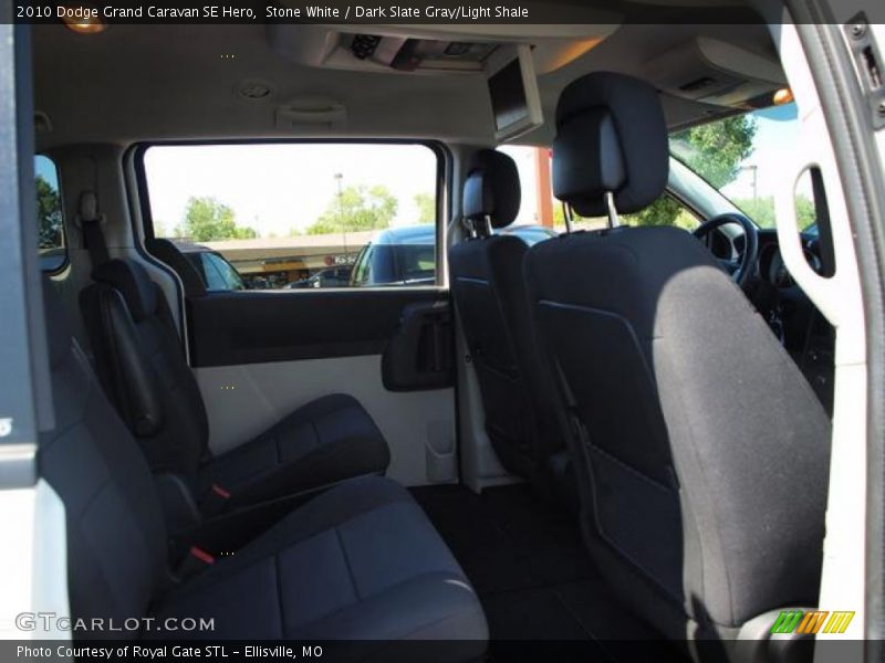 Stone White / Dark Slate Gray/Light Shale 2010 Dodge Grand Caravan SE Hero