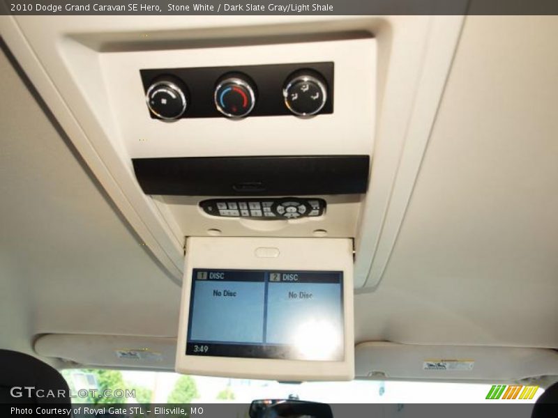 Stone White / Dark Slate Gray/Light Shale 2010 Dodge Grand Caravan SE Hero