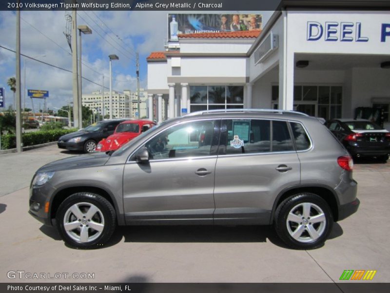 Alpine Grey Metallic / Charcoal 2010 Volkswagen Tiguan Wolfsburg Edition