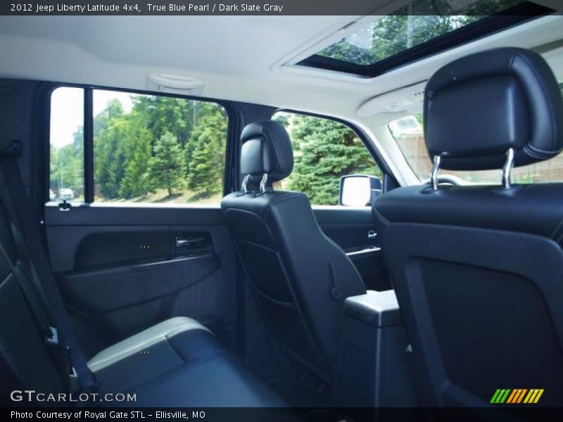 True Blue Pearl / Dark Slate Gray 2012 Jeep Liberty Latitude 4x4