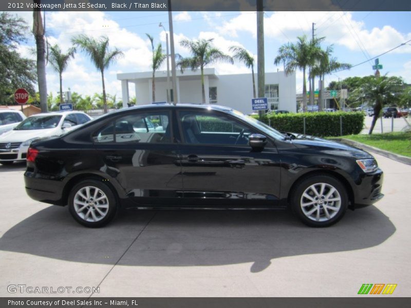 Black / Titan Black 2012 Volkswagen Jetta SE Sedan