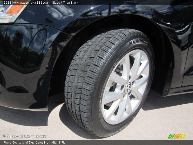 Black / Titan Black 2012 Volkswagen Jetta SE Sedan