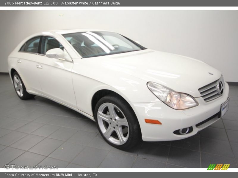 Alabaster White / Cashmere Beige 2006 Mercedes-Benz CLS 500