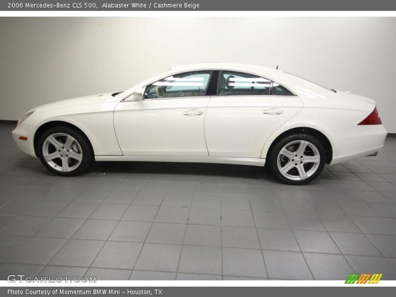 Alabaster White / Cashmere Beige 2006 Mercedes-Benz CLS 500