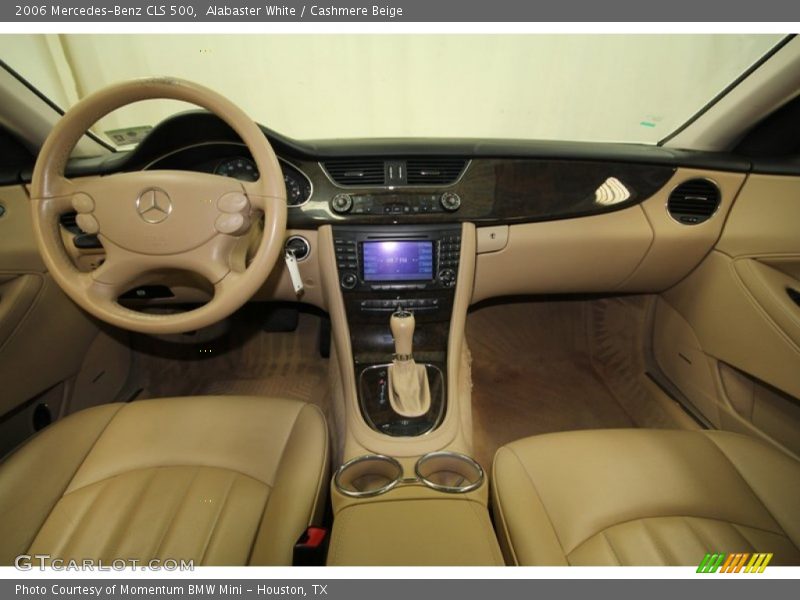 Alabaster White / Cashmere Beige 2006 Mercedes-Benz CLS 500