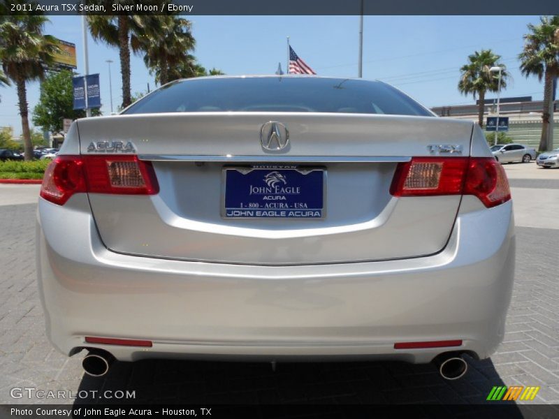 Silver Moon / Ebony 2011 Acura TSX Sedan