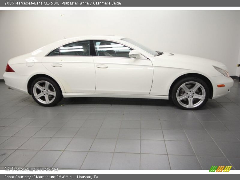 Alabaster White / Cashmere Beige 2006 Mercedes-Benz CLS 500