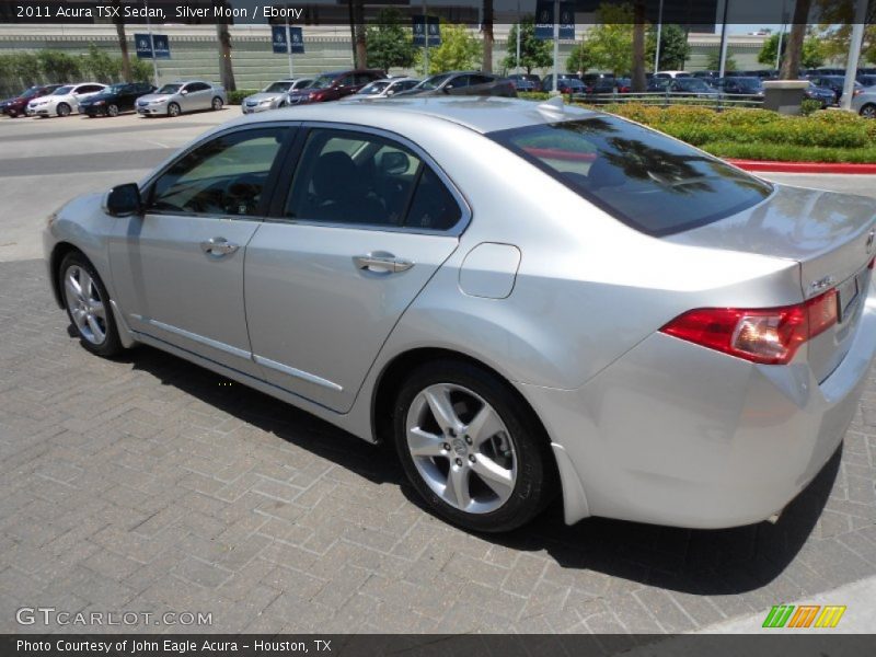 Silver Moon / Ebony 2011 Acura TSX Sedan