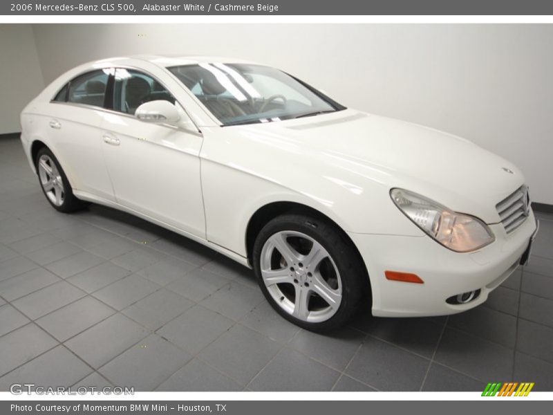 Alabaster White / Cashmere Beige 2006 Mercedes-Benz CLS 500