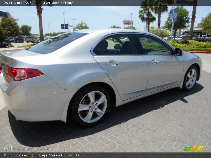 Silver Moon / Ebony 2011 Acura TSX Sedan