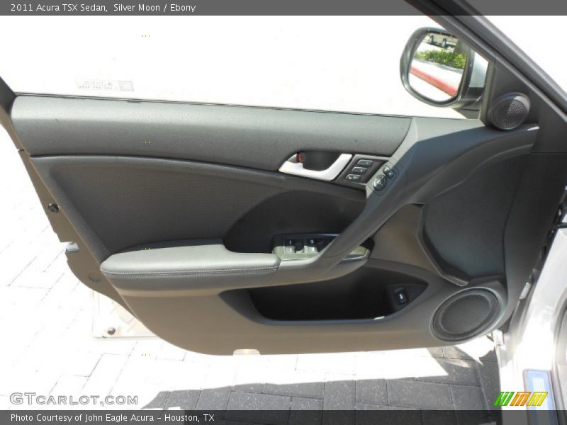 Silver Moon / Ebony 2011 Acura TSX Sedan