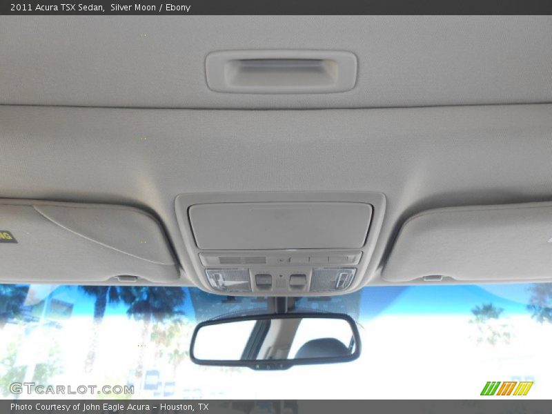 Silver Moon / Ebony 2011 Acura TSX Sedan