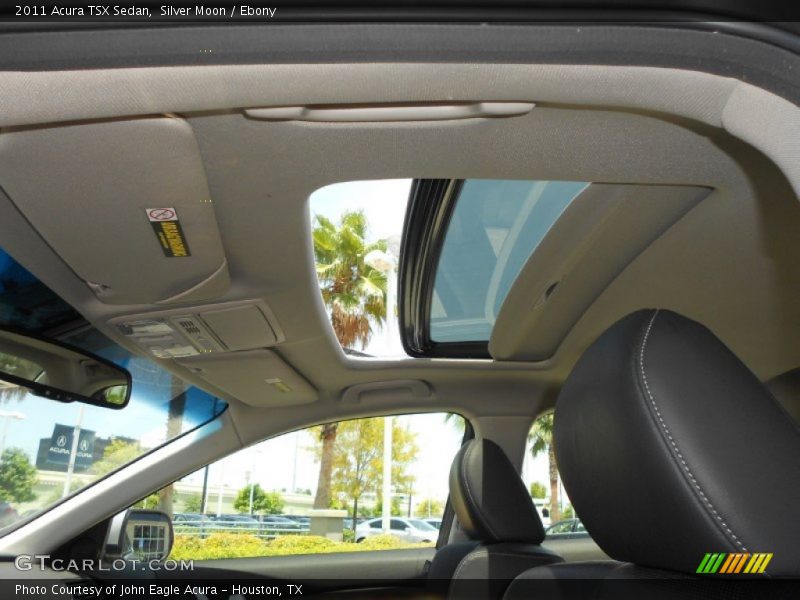 Silver Moon / Ebony 2011 Acura TSX Sedan