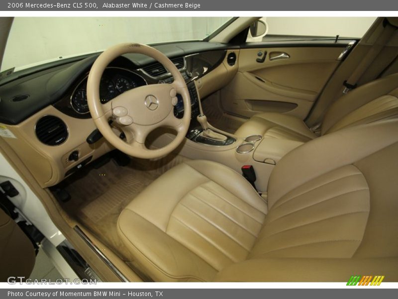 Alabaster White / Cashmere Beige 2006 Mercedes-Benz CLS 500